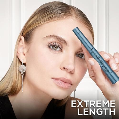 L'Oreal Paris Makeup Original Telescopic Lengthening Mascara, Waterproof Black - Waterproof Black - 0.24 Fl Oz (Pack of 1) thumbnail 2