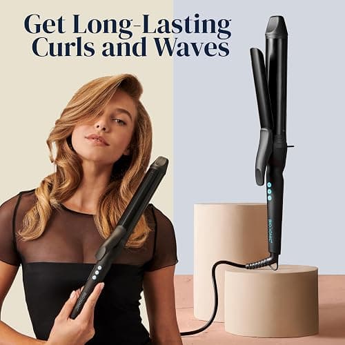 Bio Ionic Long Barrel Styler, 1" Curling Iron with Moisture Heat Technology & NanoIonic MX, Verstatile Curling Wand with Longer Barrel for Large Sized Soft Curls & Waves thumbnail 6