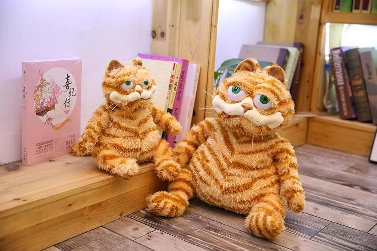 SYZI Fat Orange Plush Cat Toy - Soft Stuffed Animal for Kids - Ideal Christmas & Birthday Present - 11.8/17.7 Inches thumbnail 5