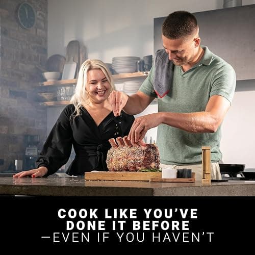 MEATER SE: Smart Bluetooth Meat Thermometer | Long-Range Wireless Probe for Oven, Grilling, Smoking, BBQ & Air Fryer | Dual Sensors & Guided Cook System | Black Charger thumbnail 2