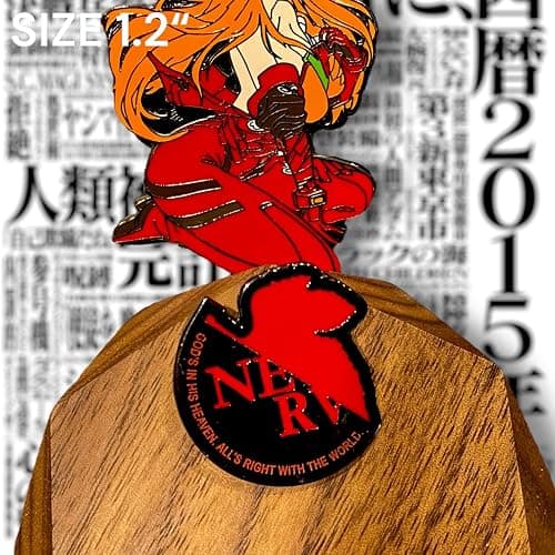 Evangelion Enamel Pins - Asuka, Rei thumbnail 4