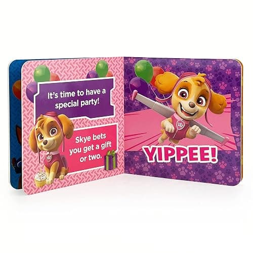 Paw Patrol Happy Pawsome Birthday; Greeting Card Board Book with Personalization Flap, Gifts for Birthdays (Little Bird Greetings) thumbnail 8