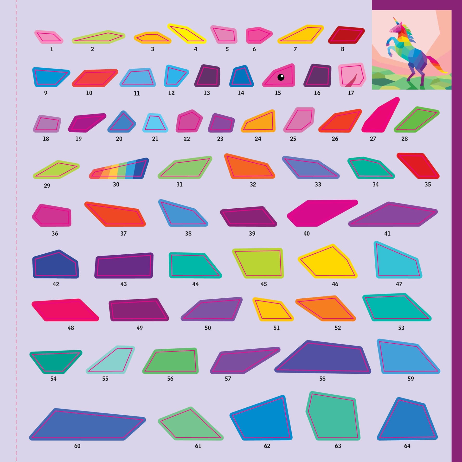Paint by Sticker Kids: Rainbows Everywhere!: Create 10 Pictures One Sticker at a Time! thumbnail 7