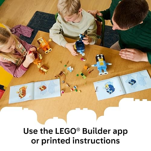 LEGO Bluey Brick-Built Bluey Family - Building Toy for Girls & Boys, Ages 5+ - Figures for Play or Display - Kids Bedroom or Desk Decor - Gift for Birthdays - 11217 thumbnail 4