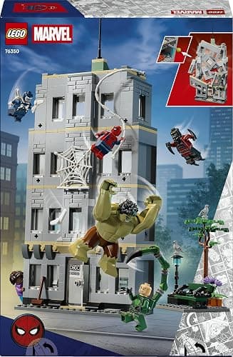 LEGO|Marvel Spider-Man vs. Hulk Epic Clash - Interactive Superhero Toy w/ 4-Floor Office, Action Figure & 5 Minifigures incl. Scorpion - Gift for 8+ Year Old Boys & Fans - 76350 thumbnail 9