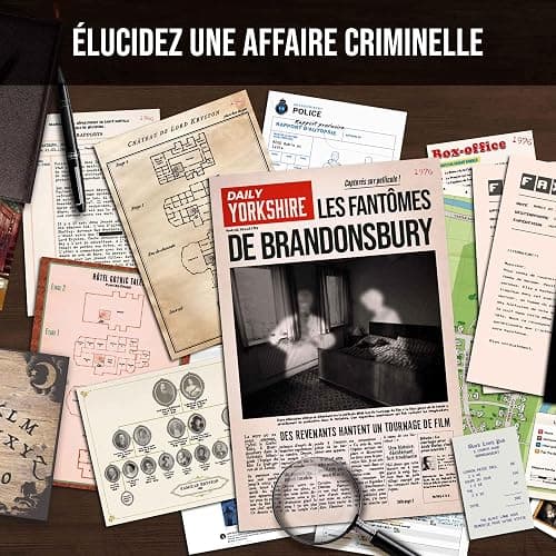 Dossiers Criminels - Les Fantômes de Brandonsbury : Découvrez Les Secrets Obscurs d'un Hôtel Maudit - Jeu de Societe Escape Game - Jeu d’Enquête Immersif et Collaboratif - 1-6 Joueurs thumbnail 3