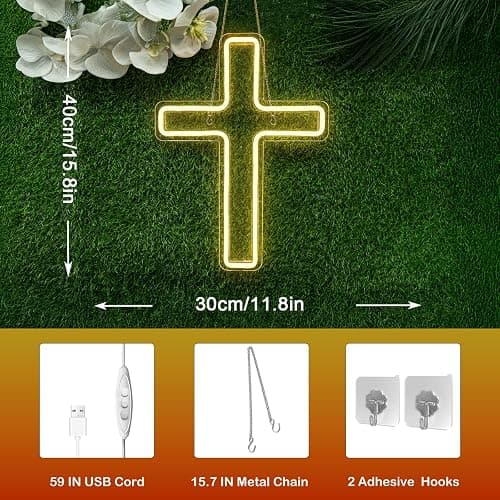 Wanxing LED Neon Sign for Wall Decor USB Powered LED Neon Light Signs Light up Sign for Bedroom Neon Wall Signs for Kids Birthday Party thumbnail 2