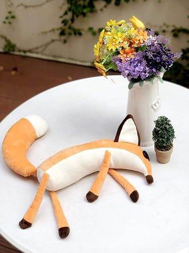 The Little Fox Le Petit Fox Plush Doll Puppet Toy, Fox Throw Pillow Orange Fox Cartoon Sleeping Stuffed Toy for Prince Christmas/Birthday/Party thumbnail 7