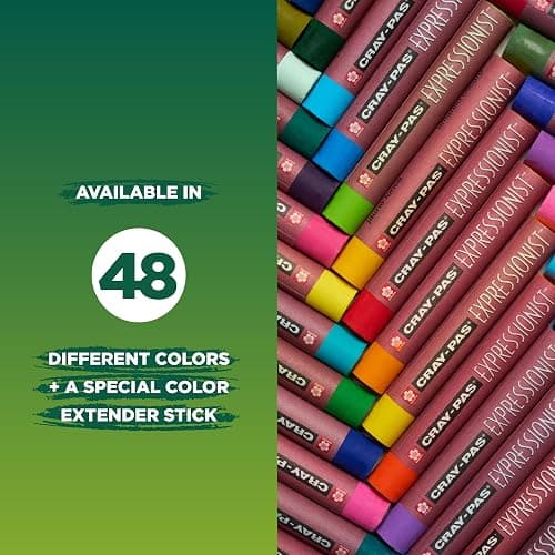 SAKURA XLP50 50-Piece Cray-Pas Expressionist Oil Pastel Set, Assorted Color thumbnail 7