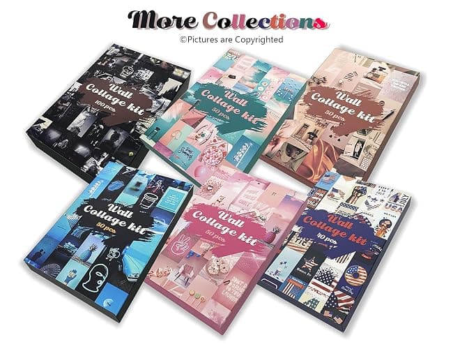 Photo Collage Kit Gloomy for Wall, 100 Pictures Black and White Aesthetic Posters for Wall Decor | Dark Academia Retro Decor for Bar thumbnail 7