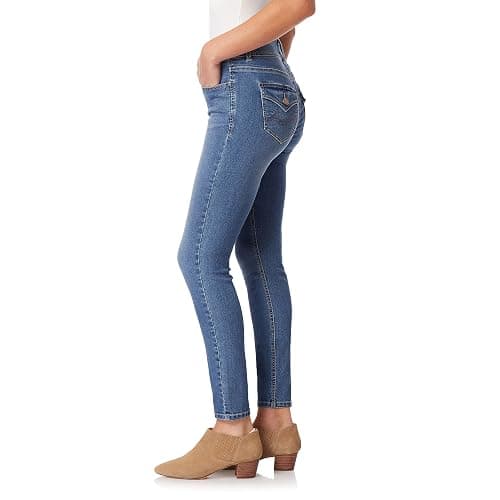 Angels Forever Young Curvy Skinny Jeans for Women, Denim with Contour Waistband thumbnail 3