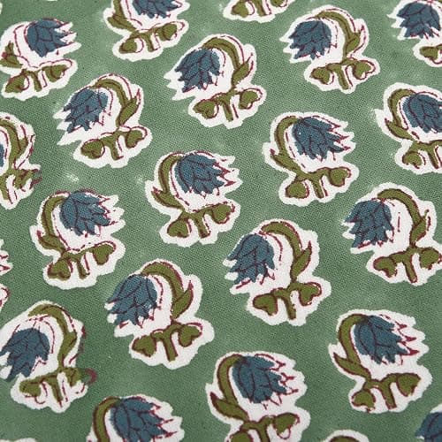 Ridhi Modern Farmhouse Pillow Covers Decorative Cotton Throw Pillow Covers Set of 2 Basil Green Cushion Covers with Ruffle for Couch Sofa Bed Living Room Spring Home Decor 18x18 thumbnail 6