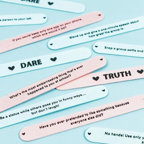 HAPPY LOLLI Truth or Dare Game for Tween & Teen Girls Ages 10+, Birthday Gift, Empowering Sleepover Party Game for Girls, BFF & Family Game Night, Screen-Free – 60 Truths & Dares thumbnail 7