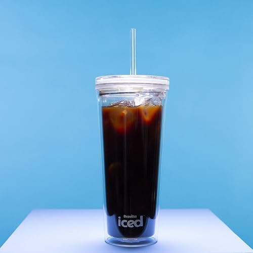 Breville Iced Coffee Maker | Single Serve Iced Coffee Machine Plus Coffee Cup with Straw | Ready in Under 4 Minutes | Grey [VCF155] thumbnail 9