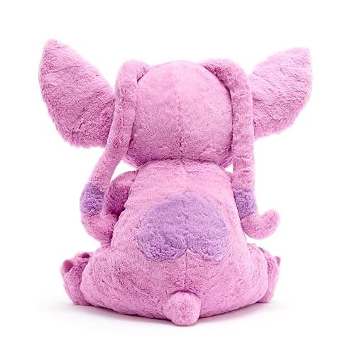 Disney Store Official Angel Large Soft Toy, Lilo and Stitch, 55cm/21”, Plush Cuddly Character, Pink Alien with Embroidered Details and Soft Feel Finish - Angel thumbnail 5