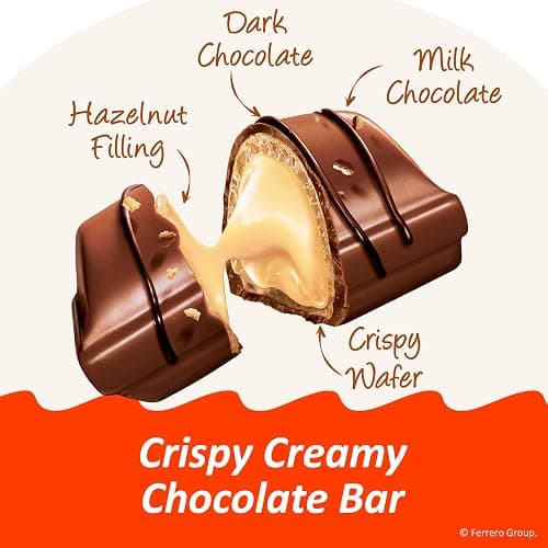 Kinder Bueno Mini Chocolate Bites, Hazelnut Cream, Party Pack, 23.8 oz thumbnail 4