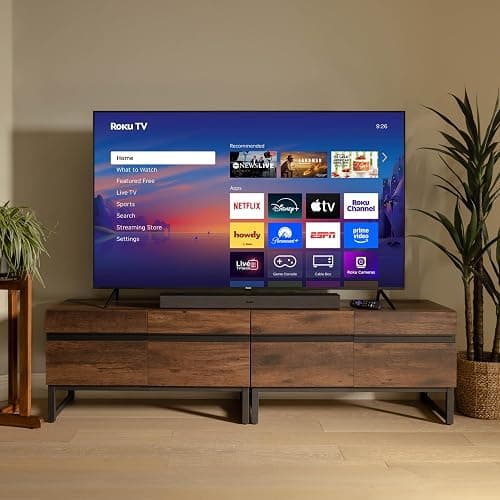 Roku Smart TV 2025 – 43-Inch Select Series, 4K HDR TV – RokuTV with Enhanced Voice Remote – Flat Screen LED Television with Wi-Fi for Streaming Live Local News, Sports, Family Entertainment thumbnail 9