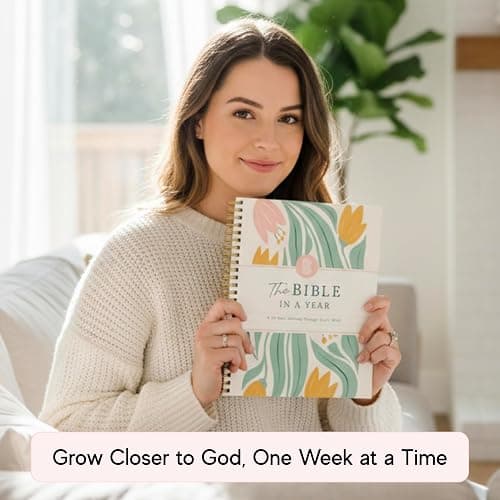Official Spiral Bible® The Bible in a Year | 52 Week Guided Bible Study & Daily Reading Plan | Spiritual Companion & Journal for Adults & Teens | 8.5" x 11" Notebook thumbnail 2