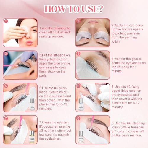 2026 Lash Lift kit Eyelash perm kit,SUPGUDER Professional Eyelash Curling Lash Extension Set,Lash Lifting Tools Suitable for Salon thumbnail 3