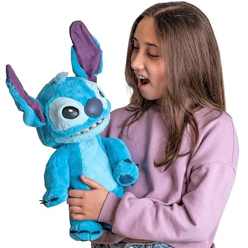 WOW! Stuff Disney Stitch Puppetronic by RealFX | with a Limited 1st Edition Certificate | Looks, Feels & Sounds Real! | Disney's Lilo & Stitch | Over 100 Action & Sounds | 18" High | Ages 6+ - Stitch thumbnail 8