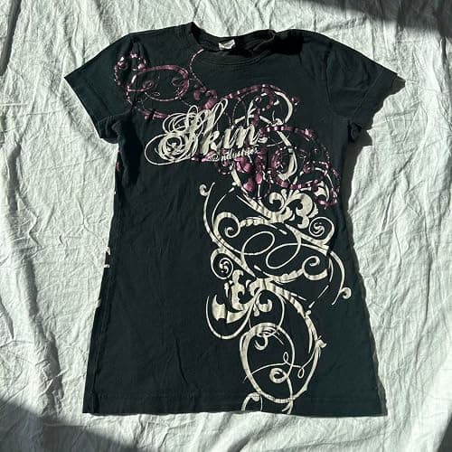 Gothic Tees for Women Y2K Grunge Graphic Short Sleeve Crew Neck T-Shirts 90s Vintage Aesthetic Emo Clothes thumbnail 3