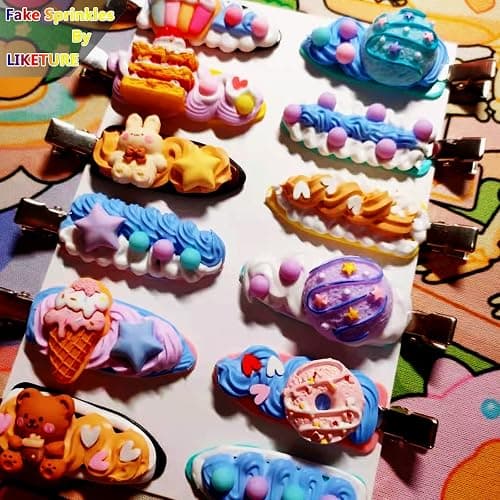LIKETURE Fake Sprinkles 12 Jars 180g Polymer Clay Sprinkles Fake Candy Sprinkles Faux Sprinkle for Resin Slime Craft Plastic Sprinkle Nail Art Phone Case DIY Shaker Card Filler (12 Mixed Colors-180G) thumbnail 7