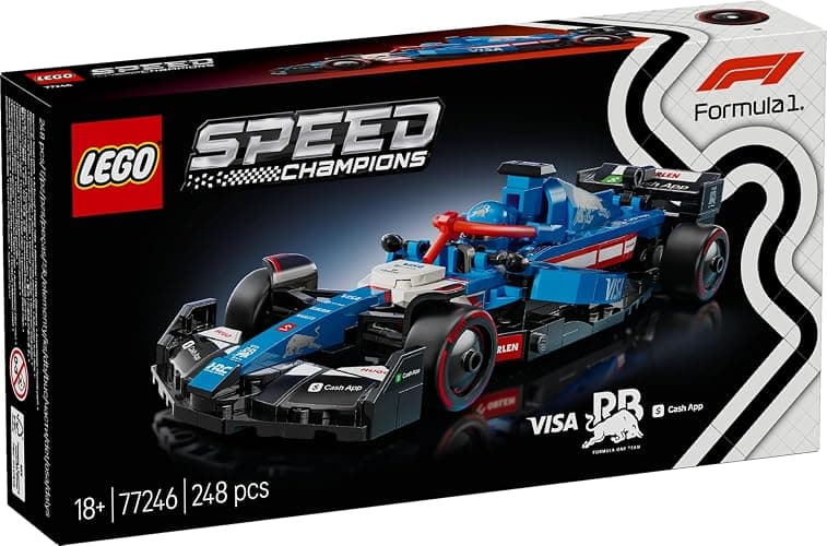 LEGO Speed Champions Voiture F1 Visa Cash App RB VCARB 01 - Maquette à Construire d'un véhicule de Formule 1 - Minifigurine Collector de Pilote de Course - Idée de Cadeau pour Adulte 77246 - Visa Cash App RB VCARB 01 F1 Car 77246 thumbnail 8