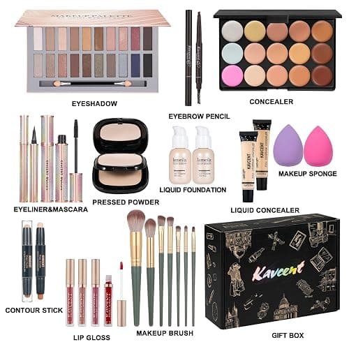 Makeup Set Makeup Kit for Women Full Kit Makeup Sets for Teens Women Gift Eyeshadow Palette Lipgloss Foundation concealer Makeup Kit for Teens Teenager thumbnail 2