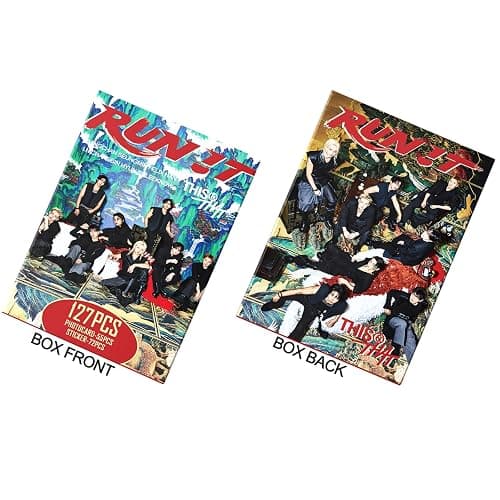 PYAJUU Stray Kids RUN IT Album Photocards 127 PCS KPOP Straykids THIS AND THAT Photo Card Set SKZ Merch Boys and Girls Greeting Card Set 55 PCS Photocard and 72 PCS Stickers thumbnail 7
