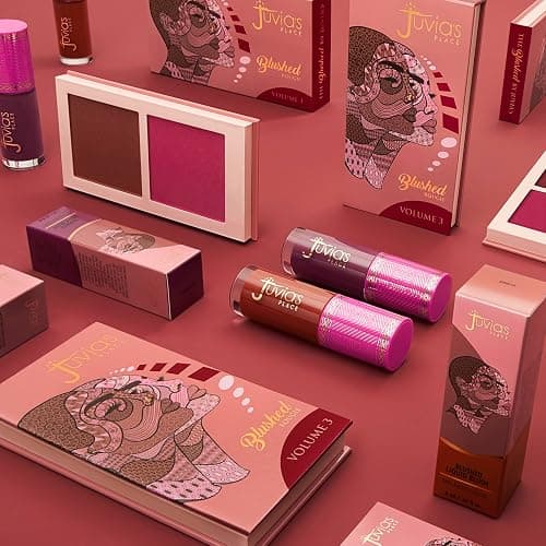 Juvia's Place Blushed Duo Blush Volume3 - Two Tone Pigmented Buildable Pressed Mineral Powder - Rosy Natural Cheeks Matte Fresh Finish for All Skin Color thumbnail 5