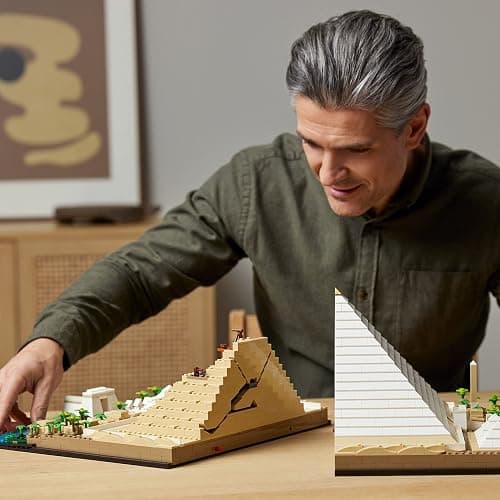 LEGO Architecture Great Pyramid of Giza Set 21058, Home Décor Model Building Kit, Creative DIY Activity, Famous Landmarks Collection thumbnail 5