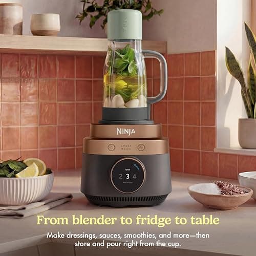 Ninja CrushBOSS 4-in-1 Blender, Processor & Auto Dicing, 1850PW, LB451BK1 | Ninja's most powerful all-in-one system. CrushBOSS + Dicing: full-size & personal blends, food processing & auto dicing. thumbnail 5