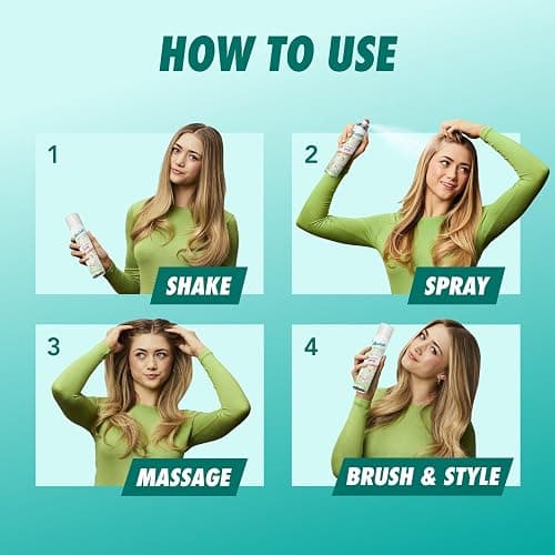Batiste Dry Shampoo, Bare Fragrance, Refresh Hair and Absorb Oil Between Washes, Waterless Shampoo for Added Hair Texture and Body, 5.71 oz thumbnail 8