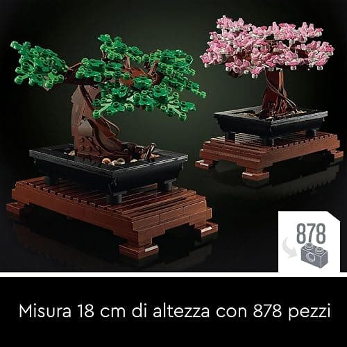 LEGO Botanicals Albero Bonsai - Kit di Piante Artificiali, Modellino da Costruire di Alberello con Vaso - Decorazione per la Casa Fai da Te - Idee Regalo per Adulti, Donna o Uomo - 10281 thumbnail 6