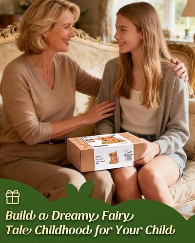 Rolife DIY Miniature House Kit Tree House, Tiny House Model House Building Kit for Teens, DIY Crafts for Adults, Birthday/Halloween for Parents Friends (Fairytale Tree House) thumbnail 6