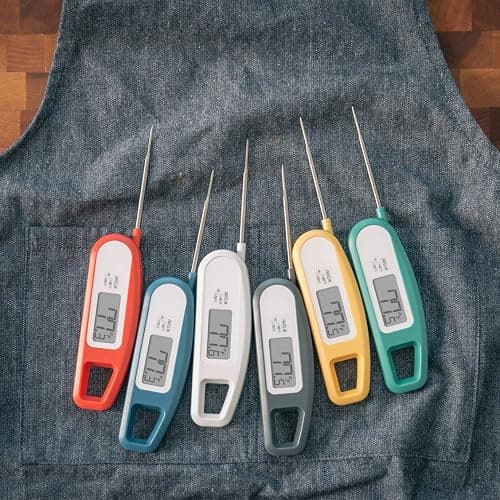 Lavatools Javelin® Ultra-Fast 3-Second Digital Instant Read Meat Thermometer for Grill and Cooking, 2.75" Probe, Compact Foldable Design, Large Display, IP65 Water Resistant, NSF Certified – Milk thumbnail 5