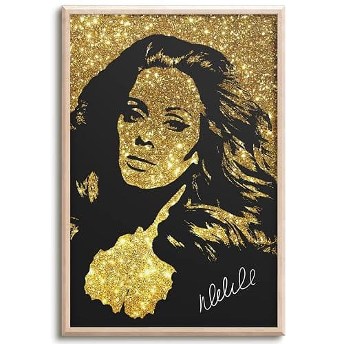 Adele Glitter Effekt Art Pre unterzeichnet Foto Poster Drucken – großartige Qualität – 30,5 x 20,3 cm (A4) thumbnail 3