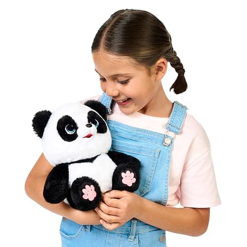 Little Live Pets My Baby Talking Panda ChuChu, Cuddly Panda Toy Plush with 50+ Sounds, Potty Dance, Kick, Feed, Kids Interactive Animal Toys Ages 4+ thumbnail 8