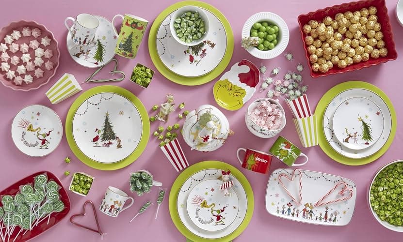 Lenox 895054 Merry Grinchmas Mugs, Set of 4, 14oz, Christmas Drinkware, Holiday Hosting thumbnail 2