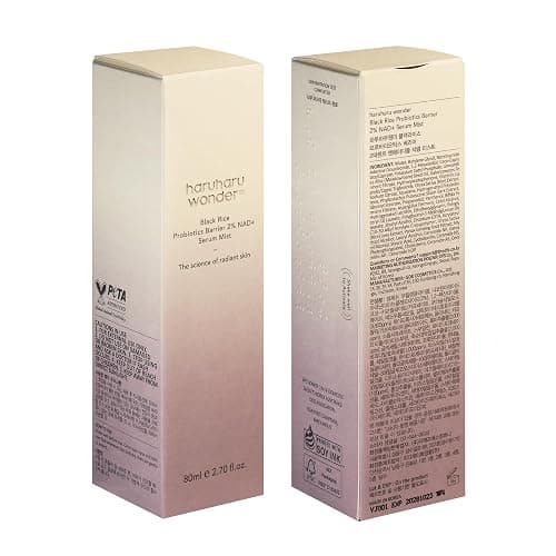 haruharu Wonder Black Rice Probiotics 2% NAD+ Serum Mist, Ultra-Fine Mist, Hydrating & Plumping, Barrier Support, Sensitive Skin, Ceramide, Korean Skincare, Vegan, 2.70 fl.oz thumbnail 9