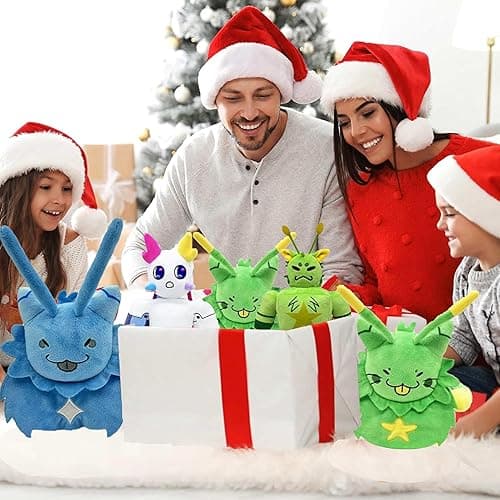 Xuqiufeng Gnarpy Plush, Regretavator Plush Gnarph Alien Cat Plush Toys，Give Fans and Friends Beautifully Plushie Doll Gifts (Green) - Green thumbnail 5