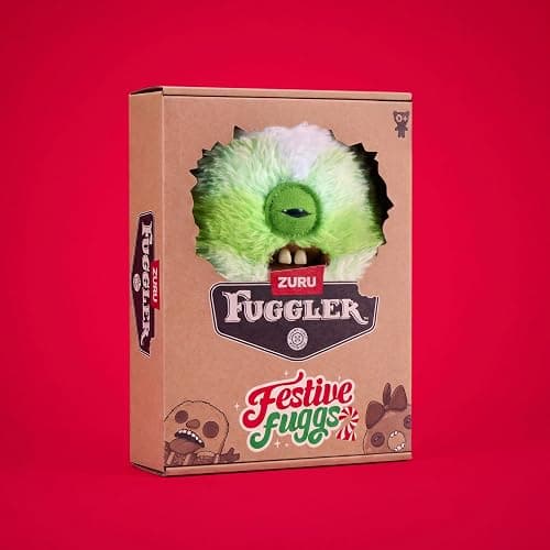Fuggler Festive Fuggs 9 Inch Series 2 (Sasquooshmas Tree) by ZURU | Funny Ugly Monster with signature teeth, soft & huggable collectible plush, for fans & collectors, gift for tweens & teens thumbnail 4