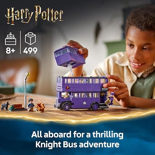 LEGO Harry Potter Knight Bus Adventure - Wizarding World Toy with 5 Collectible Minifigures plus Accessories incl. Wands - Prisoner of Azkaban Gift for 8+ Year Old Girls & Boys - 76446 thumbnail 2