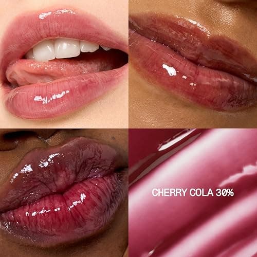 fwee 3D Voluming Gloss 30% (Sheer) | High Shine, Non-Sticky Lip Gloss for Makeup | Long-Lasting, Moisturizing Gel Formula – Cherry Cola 30% | 30% & 70% Pigment Options | 5.3g thumbnail 2