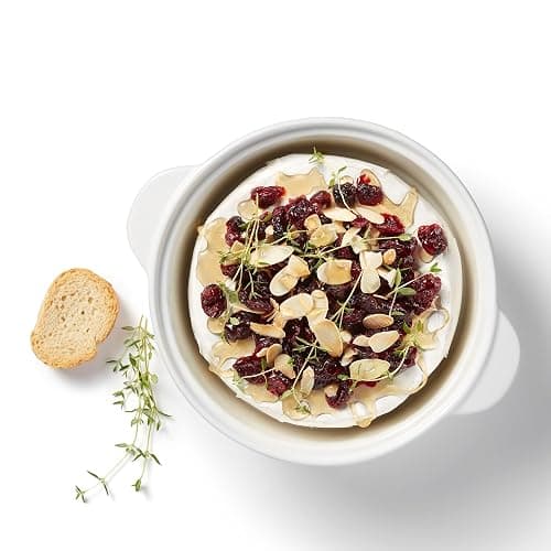 Starfrit Gourmet Bistro - Brie Baker Set - White Porcelain - Oven, Microwave and Dishwasher Safe - Versatile Use thumbnail 9