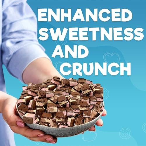 Freeze Dried Icecream Neapolitan Candy 2 Pack 2.5oz - Crunchy & Sweet Strawberry, Chocolate and Vanilla Icecream, Dehydrated Freeze Dried Dessert - 2 Resealable Freeze Dried Ice Cream Gift Bags thumbnail 7
