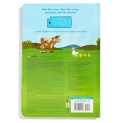 A Day on the Farm (Ms. Rachel): An Interactive Sound Book with 12 Sounds! (Books by Ms. Rachel) thumbnail 6
