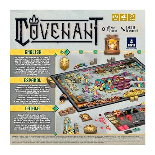 Devir - Covenant – Juego de Mesa de Estrategia Épica Enanos | Recupera la Montaña Sagrada | 1-4 Jugadores, 100 min, Autor de Bitoku y Sabika | Aventura Fantástica y Cooperativa (BGCOVSE) thumbnail 9