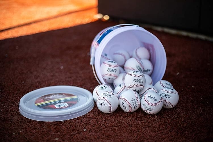 Rawlings | Official League Recreational Use Practice Baseballs | Youth/8U | OLB3 | Bucket | 24 Count thumbnail 6