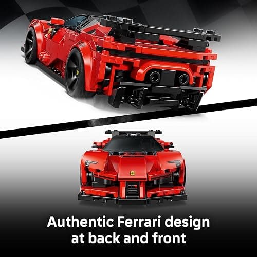 LEGO Speed Champions Ferrari SF90 XX Stradale Sports Car Building Toy for Kids - Building Set W/Ferarri Driver Minifigure for Boys & Girls, Ages 9+ - Gift Idea for Birthdays - 77254 thumbnail 3